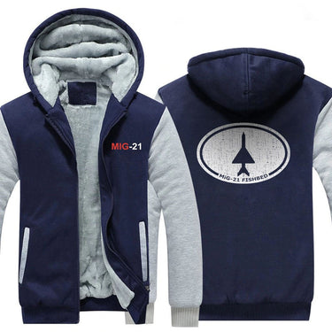 M I G 21 DESIGNED ZIPPER SWEATER THE AV8R